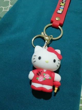 Portachiavi Hello Kitty rosso