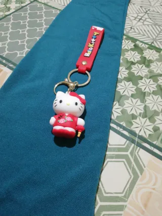 Portachiavi Hello Kitty rosso