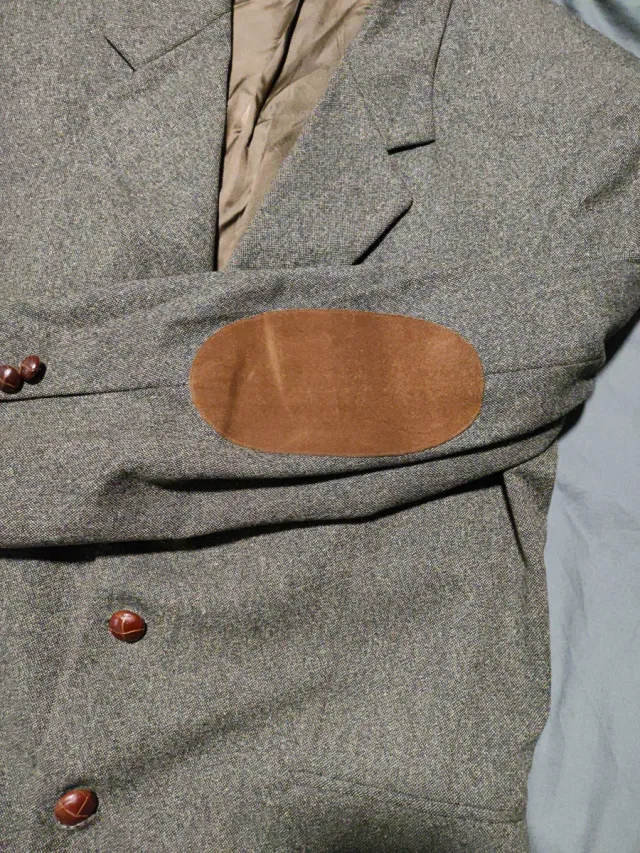 Chaqueta Massimo Dutti Lana y seda Talla 50 Marrón