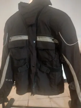 Chaqueta Moto Talla S Negra