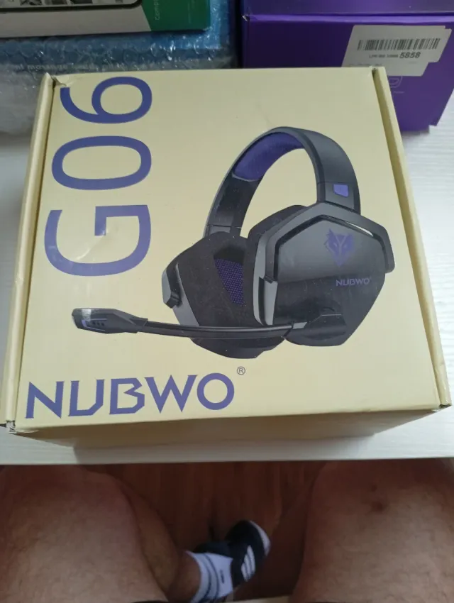Cascos Gaming NUBWO G06 Inalámbricos Azul