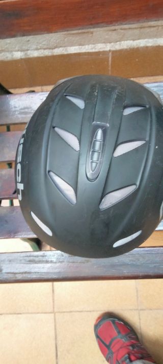 Casco de moto Helix blanco con visera  y de bici