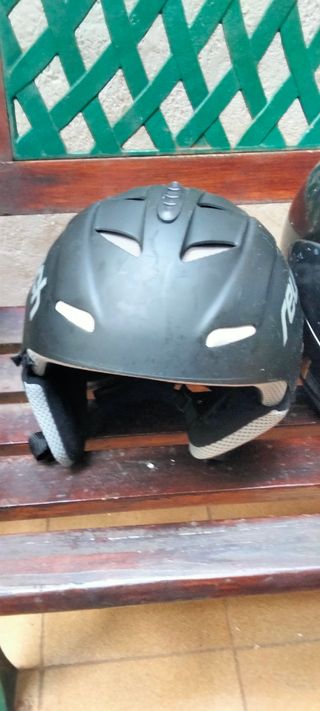 Casco de moto Helix blanco con visera  y de bici