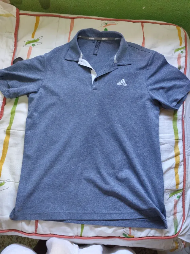 Camiseta Adidas Gris Hombre Talla L