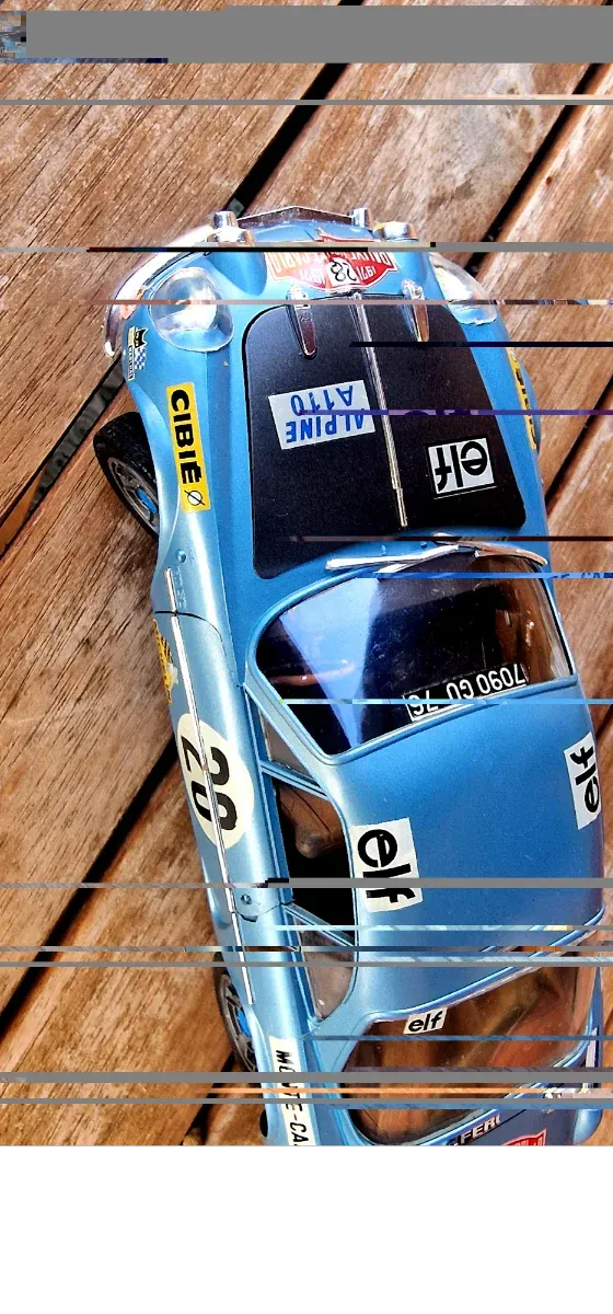 Maqueta Alpine A110 Montecarlo 1971