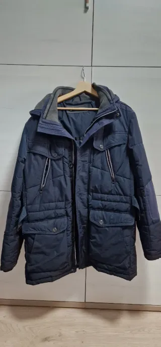 Abrigo invierno azul hombre Farfield