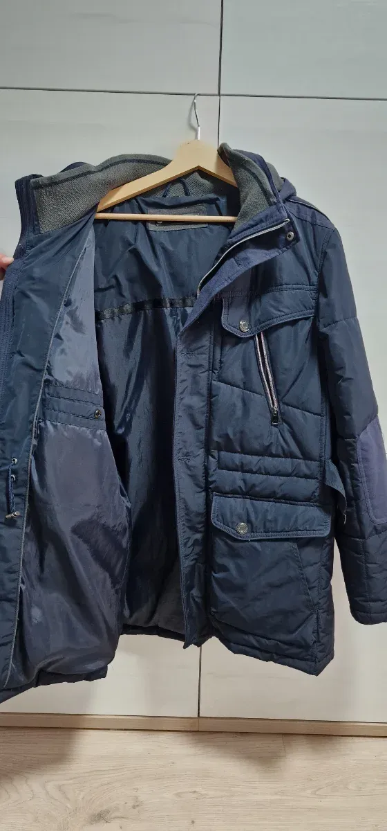 Abrigo invierno azul hombre Farfield