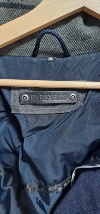 Abrigo invierno azul hombre Farfield