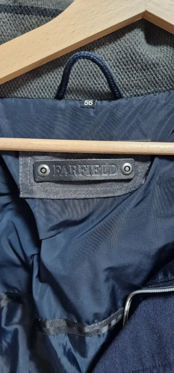 Abrigo invierno azul hombre Farfield