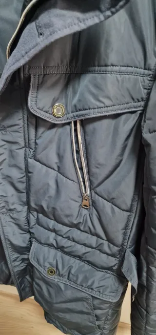 Abrigo invierno azul hombre Farfield