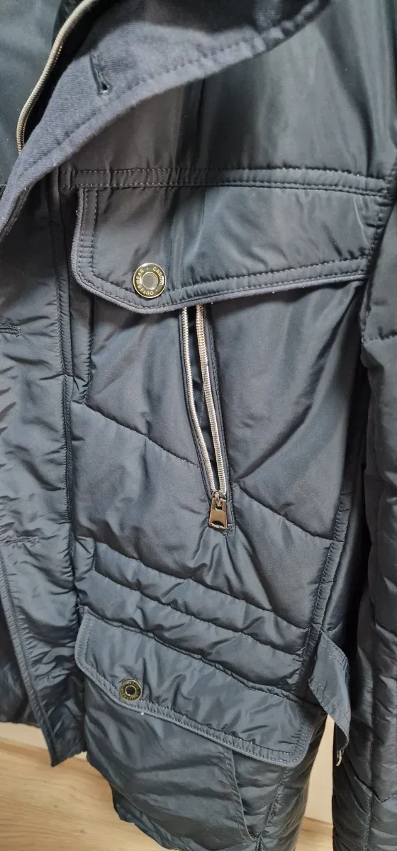 Abrigo invierno azul hombre Farfield