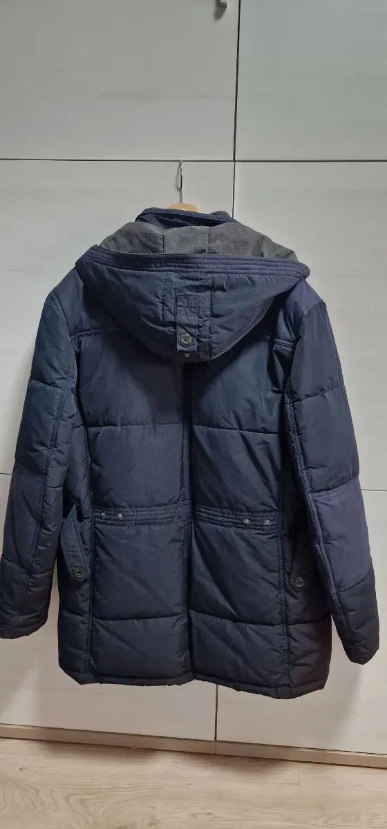 Abrigo invierno azul hombre Farfield