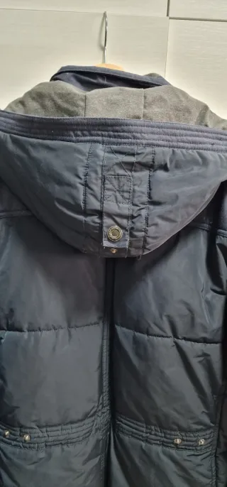 Abrigo invierno azul hombre Farfield