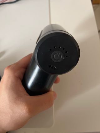 Pistola Masajeador Muscular Negro Dorado