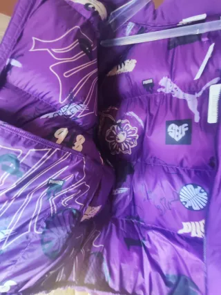 Cazadora Puffer Morada Puma