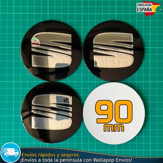 X4 Emblemas Sea 90mm Tapacubos Pegatinas Llantas