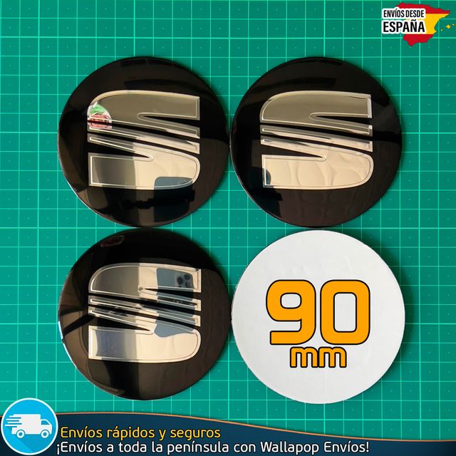X4 Emblemas Sea 90mm Tapacubos Pegatinas Llantas