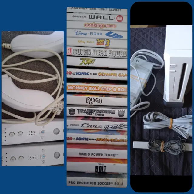 Lote Wii: Consola, Mandos y Juegos