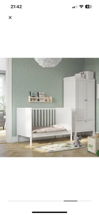 Cuna SUNDVIK blanca 60x120 cm