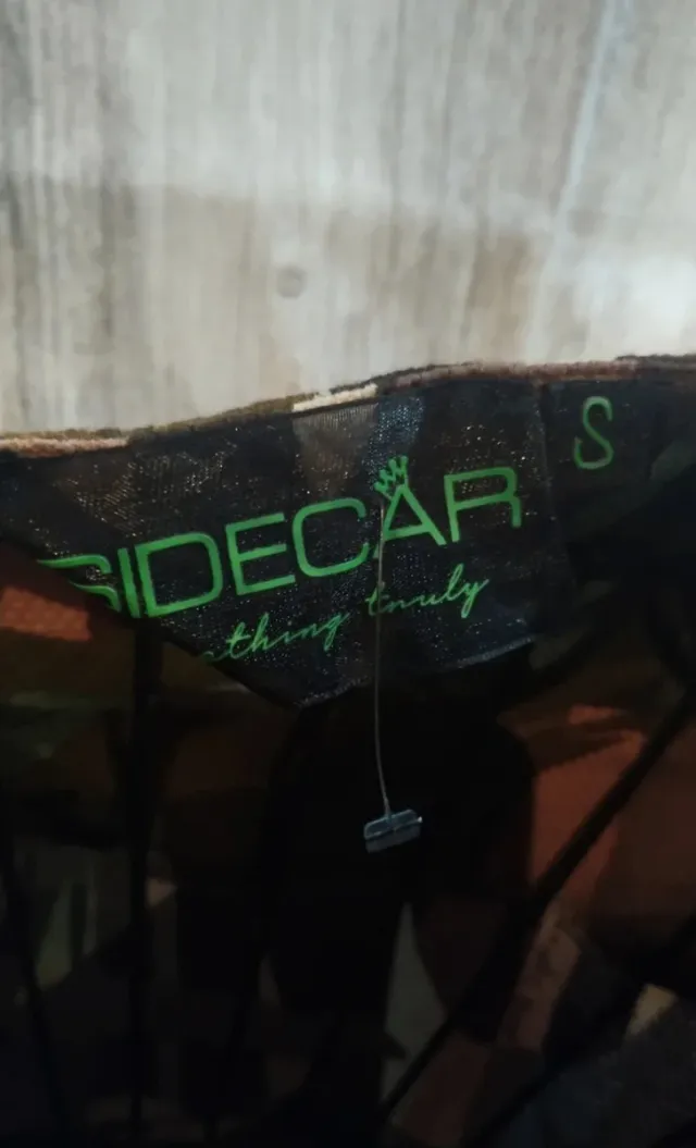 Vestido Sidecar Marrón Multicolor