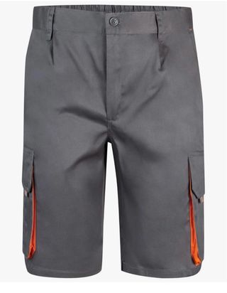 Bermudas Multibolsillos Velilla Gris Naranja