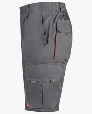Bermudas Multibolsillos Velilla Gris Naranja