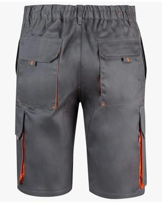 Bermudas Multibolsillos Velilla Gris Naranja
