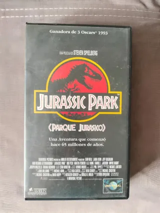 Parque Jurásico VHS Steven Spielberg