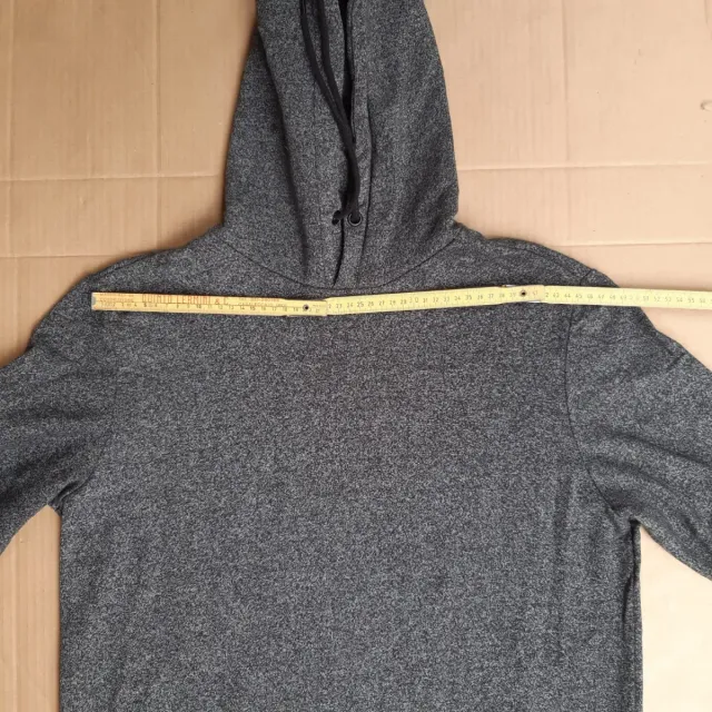 Felpa con cappuccio Bershka grigia uomo