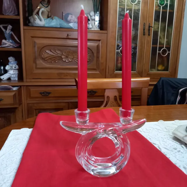 Candelabro Cristal Francés