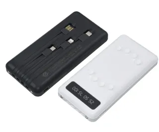 Powerbank 20000mAh con cavi integrati