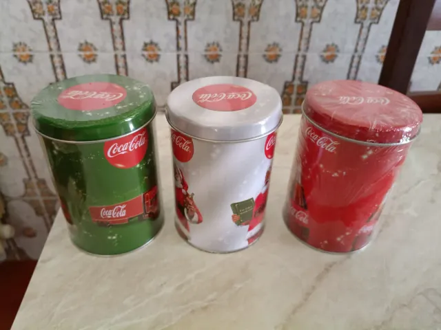 Set 3 Lattine Coca-Cola Natale