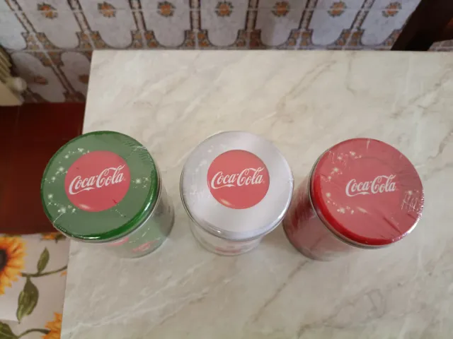 Set 3 Lattine Coca-Cola Natale