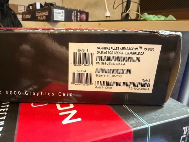 Sapphire RX 6600 Tarjeta Gráfica 8Gb Ddr6