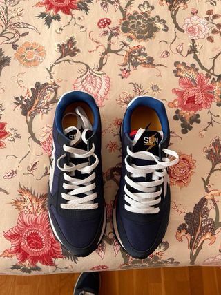 Zapatillas Sun68 Azul y Rojo