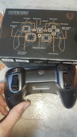 Mando Krom Kenshu Gaming Wireless Negro