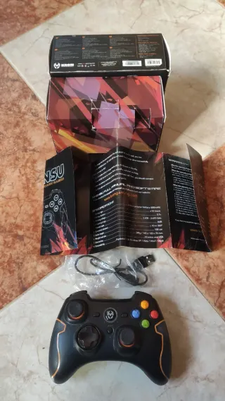 Mando Krom Kenshu Gaming Wireless Negro