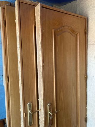 Puertas de roble con marco varias medidas