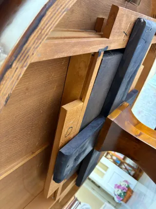 Mesa redonda extensible estilo clásico