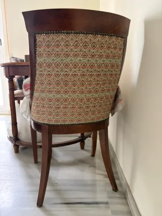 Mesa redonda extensible estilo clásico