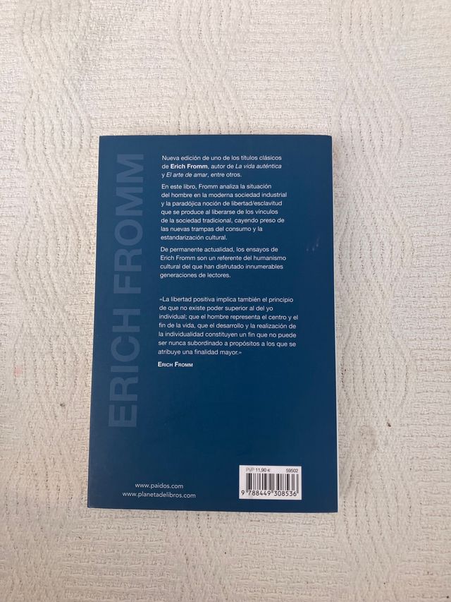 Libro: El miedo a la libertad – Erich Fromm