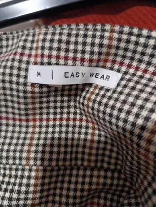 Pichi de cuadros marrón y multicolor