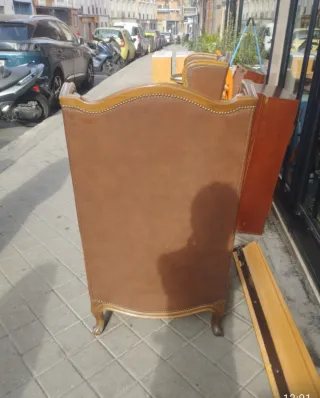 Sillónes Chester de Piel Marrón