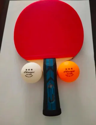 Pala Ping Pong tibar + 2 Pelotas Changxi