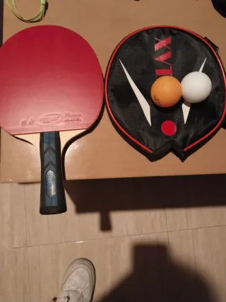 Pala Ping Pong tibar + 2 Pelotas Changxi
