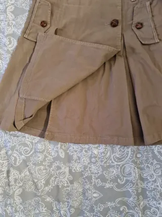 Gonna a campanna beige/marrone tg 44 italiana