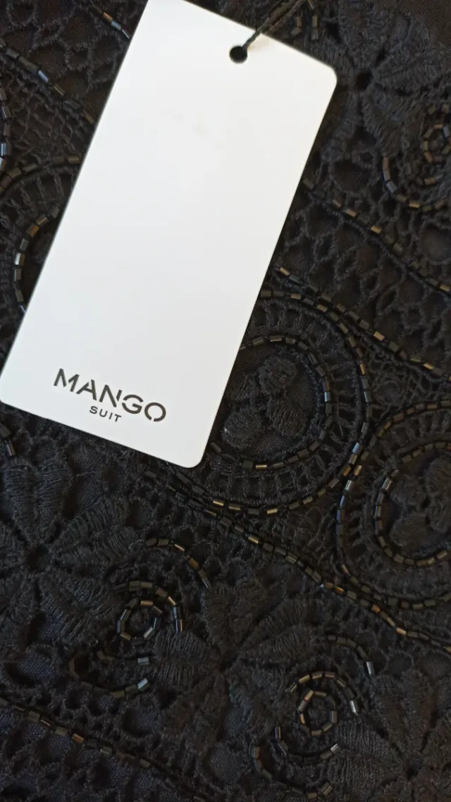 Top croquet de cristales Mango