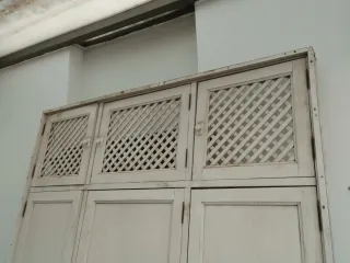 Portón 6 puertas jardín/trastero