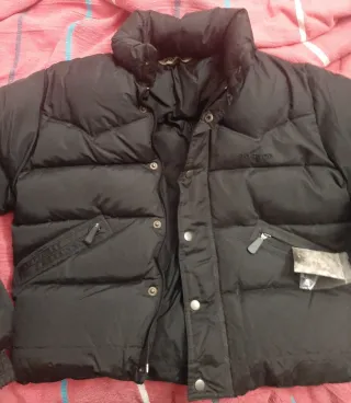 Anorak Bosker Negro Plumas sin usar