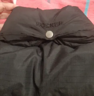 Anorak Bosker Negro Plumas sin usar